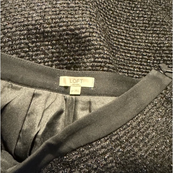 Loft Petites Sparkling Mini Skirt Size 6P - Picture 4 of 6